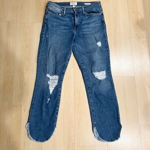 Frame Denim Le High Straight Leg in Live Oak Jeans Size 30
